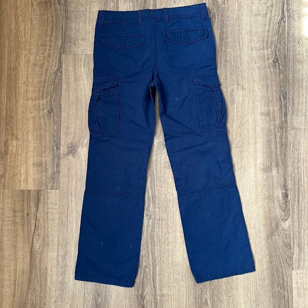 NEW OshKosh Navy Blue Cargo Pants Sz 12